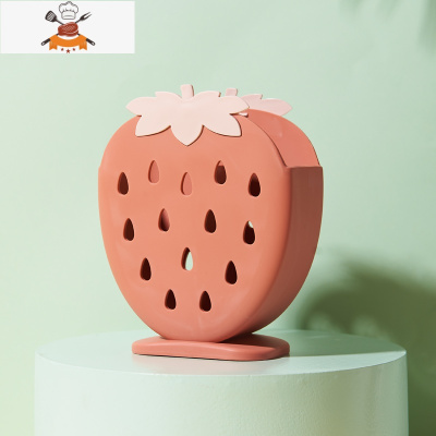 网红款筷子笼家用筷子篓置物架托沥水筷笼筷筒厨房餐具勺子收纳盒 敬平 砖红餐具架