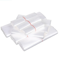 白色食品塑料袋打包方便袋小号背心手提胶袋一次性透明袋子 普通款 宽22*高32 100个