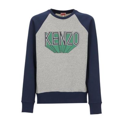 高田贤三(Kenzo)纯棉圆领长袖卫衣男运动休闲百搭配宽松套头衫