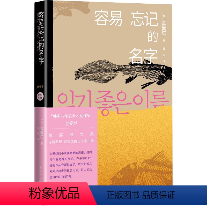 容易忘记的名字(金爱烂作品集) [正版]图书容易忘记的名字(金爱烂作品集)[韩] 金爱烂 著 薛舟 译978702017