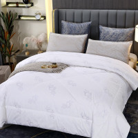 悠梦嘉居 新西兰进口羊毛被 100%水洗羊毛保暖高支高密全棉 白色 200*230cm YB-1062