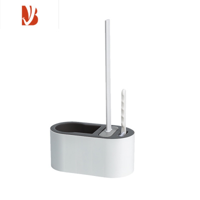 三维工匠马桶刷套装免打孔卫生间壁挂式置物架清洁刷家用洗厕所无死角挂墙