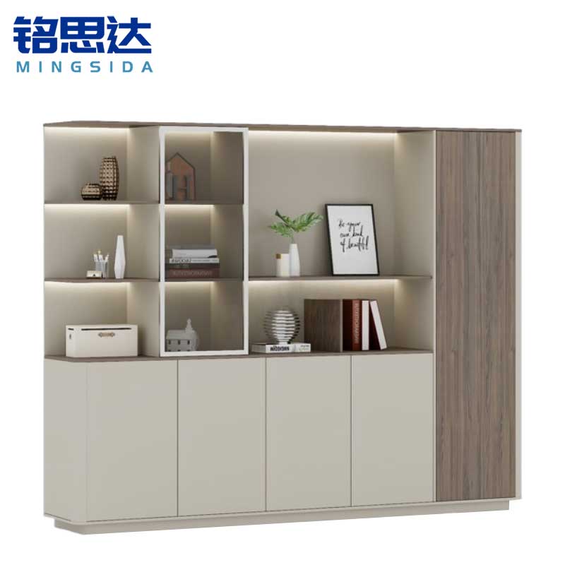 铭思达书柜展示柜五门台