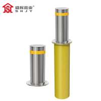 盛辉嘉业全自动升降柱不锈钢液压防冲撞路桩电动遥控地柱路障定制方案