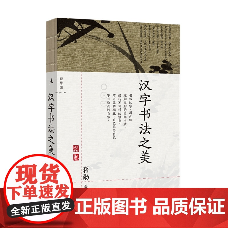 汉字书法之美 蒋勋 著 书法