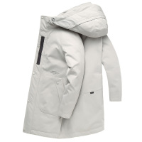 秋冬新款90白鸭绒中长加厚羽绒服青年男士户外羽绒服