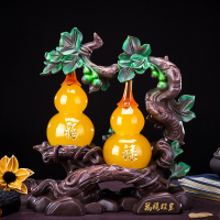 美帮汇葫芦摆件酒柜客厅办公室创意摆设家居工艺品乔迁开业商务礼品