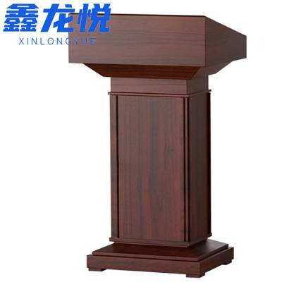 鑫龙悦 主席台 实木红色 台