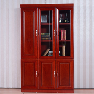 三能(SAN NENG) 油漆三门书柜 SN-SMSG 1350X450X2200mm 三门书柜