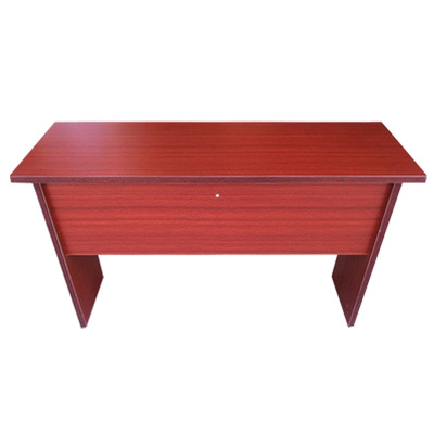 乙壬会议桌双人条桌培训移动小型长方形桌现代简约条形桌1.8米免漆板红胡桃