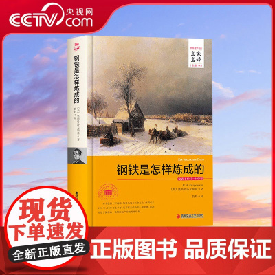 [央视网]钢铁是怎样炼成的名家名译 中文全译本 世界经典文学名著外国文学小说精装典藏版八年级上册3D