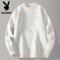 花花公子新款高品质[新款] 2025年秋冬款圆领针织毛衣男