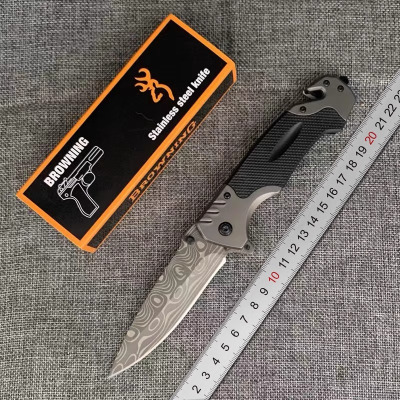 不锈钢水果刀折叠便携切瓜果小刀锋利高硬度水果刀户外刀具N8169