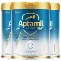 [3罐装]Aptamil香港原装进口爱他美奇迹白罐1段0-6个月适度水解婴幼儿配方奶粉900g