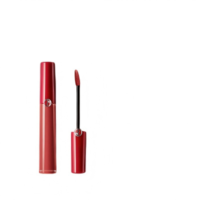 阿玛尼(ARMANI)「传奇红管」 臻致丝绒哑光唇釉415 6.5ml 山楂红