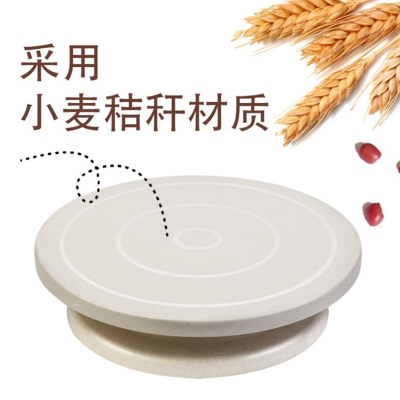 8/10寸裱花台塑料转台烘培工具套装铝合金家用生日蛋糕转盘全套 敬平 麦秆色裱花台[收藏送蛋清分离器]28厘米直烘焙工具