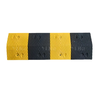 翌嘉YJ5011402 橡塑减速带道路公路汽车停车场限速缓冲橡塑减速带 人字型 1000*350*50