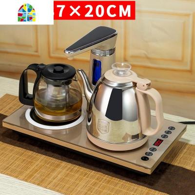 全自动上水壶电热烧水壶家用抽水功夫泡茶具专用茶台电磁炉烧茶器 FENGHOU 金色[保温]款