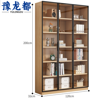 豫龙都 书柜 三门 个