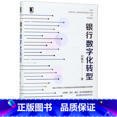 [正版]银行数字化转型 付晓岩 银行金融业数字化转型 数字银行 金融科技 数字中台 区块链 企业架构 第二曲线