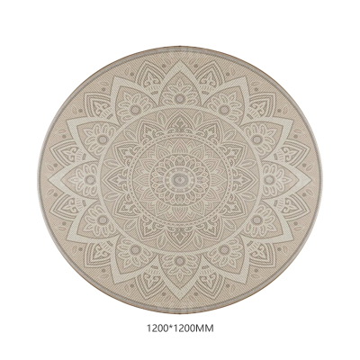 翌嘉YJ40802117 客厅沙发地毯免洗可擦圆形地垫