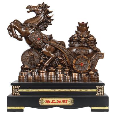 美帮汇马摆件工艺品大号马到成功家居客厅创意装饰办公室摆设