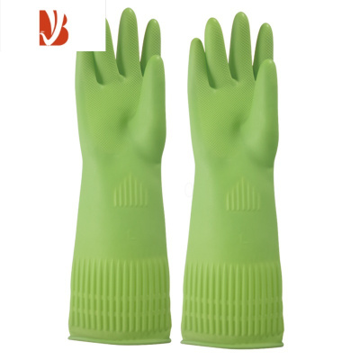 三维工匠橡胶手套家务洗碗洗衣清洁乳胶塑料光里防护工厂耐用防油家用加厚