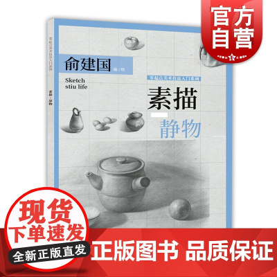 素描静物 俞建国 零起点美术技法入门系列 素描基础知识 素描静物技法 美术高考 素描静物蔬果器皿 上海人民美术出版社