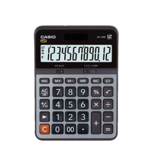 卡西欧(CASI0)DX-120B商务计算器大型机灰色DX10S升级款
