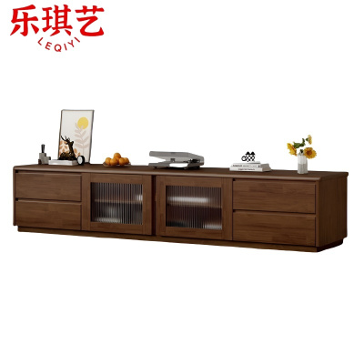乐琪艺 实木电视柜 胡桃色 180*40*42cm 个