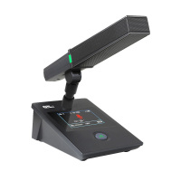 启诺QN-5566S鹅颈式短咪会议 无线话筒麦克风黑色(只)