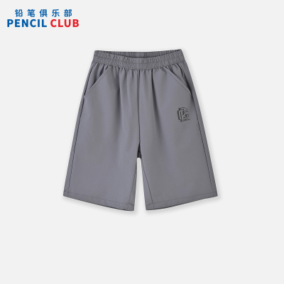 [1件3折]铅笔俱乐部2025夏装新品男童中裤儿童休闲裤子中大童百搭六分短裤