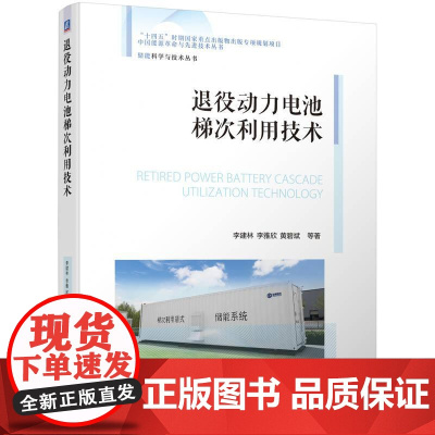 机工 退役动力电池梯次利用技术 李建林 李雅欣 黄碧斌 等