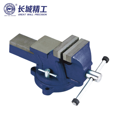 长城精工 10英寸重型活动带砧台虎钳 小型工作台重型桌钳木工台钳夹 250mm 209010