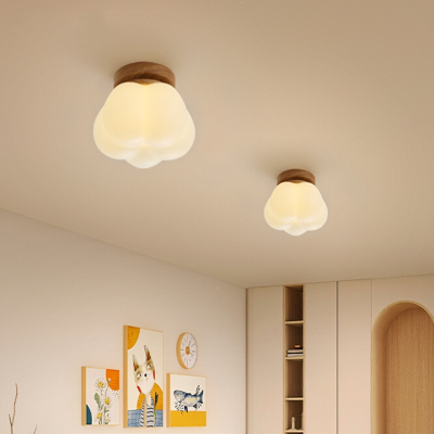 邦可臣奶油风过道灯现代简约走廊过道玄关南瓜吸顶灯明装暗装玄关灯