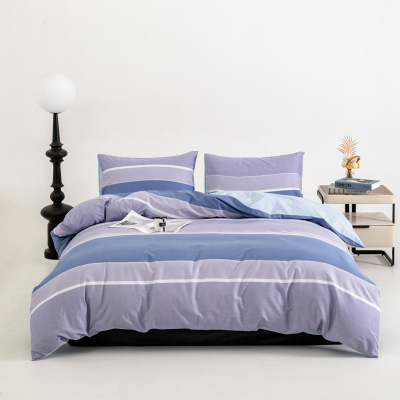 汉司家纺 150*200cm 全棉印花都市生活系列酒店公寓 被套 1.00 件/条 (计价单位:条)蓝色 色牢度高