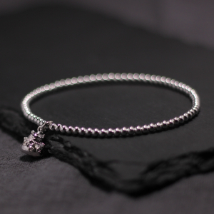 原创设计纯银脚链复古森系银饰个性简约手工编织银本色性感招财猫送女朋友老婆情人节七夕生日礼物