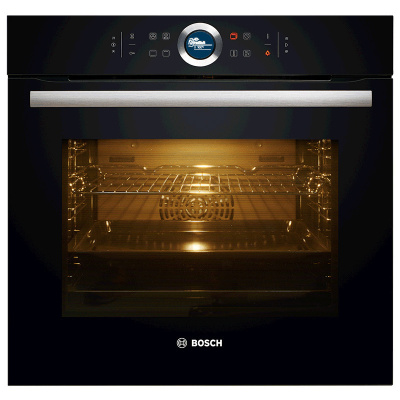 Bosch/博世 CDG634BB3W 法国原装进口 全新智能 触控环 嵌入式蒸箱家用蒸箱大容量38L 全黑