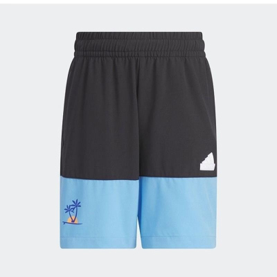 ADIDAS阿迪达斯短裤运动休闲舒适透气儿童裤IT1810 D