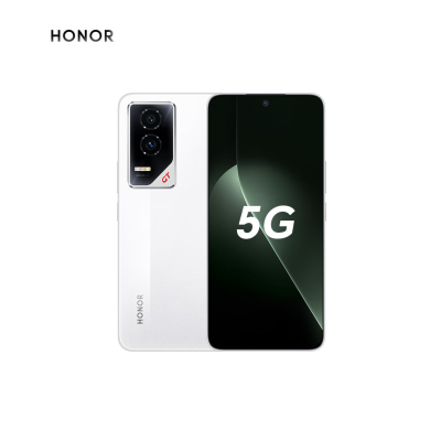 荣耀GT 冰晶白 12GB+256GB 第三代骁龙8芯 电竞屏 5G AI游戏手机