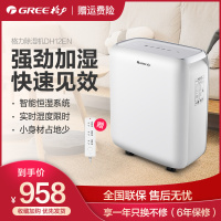 格力(GREE)抽湿机/除湿机 家用卧室办公室地下室低噪干衣除湿器 DH12EN