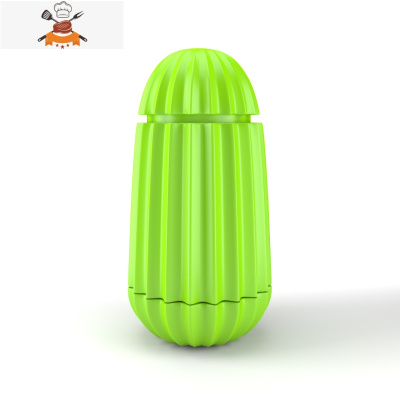 按压式牙签盒个性创意牙签筒家用客厅酒店自动棉签收纳盒桶牙签罐 敬平 绿色