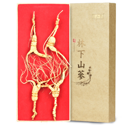 半山农 人参 林下野山参 20克装 3-5支 精选东北吉林长白山野山参 林下参移山参礼盒