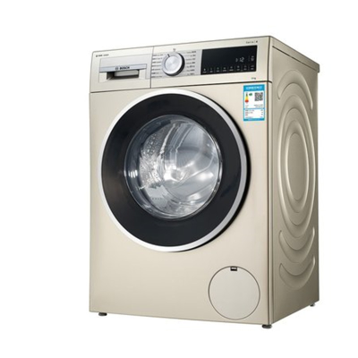 博世(Bosch)XQG90-WBUM44190W香槟金 大容量 BLDC变频电机 自动投放系统 高温筒清洁