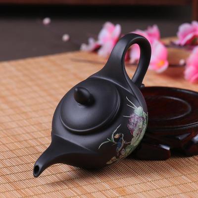 家柏饰(CORATED)紫砂壶手工功夫茶壶陶瓷茶具家用过滤小花茶壶西施壶泡茶壶