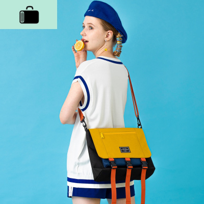 Mr.ace 单肩包女2020夏季新款百搭斜挎包包大容量邮差包男潮NEW LAKE女斜挎包