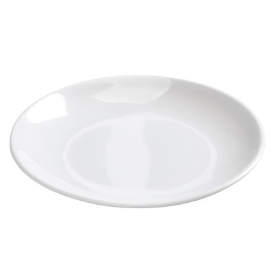 十咏可定制商用密胺浅式圆盘子12英寸1个装 自助圆菜盘炒菜炒饭炒面盘