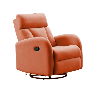 翌嘉 YJ-20114 办公沙发椅电脑椅科技布舒适沙发椅橙色