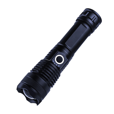 吉光汇呈 J3034 10W/1000LM DC5.0V IP65 白光6500K 强光调焦电筒(计价单位:个) 黑色