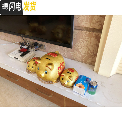 三维工匠存钱罐小大人用家用储蓄罐储钱罐儿童不可取只进不出大容量 37厘米[再送两只22厘米]都可取